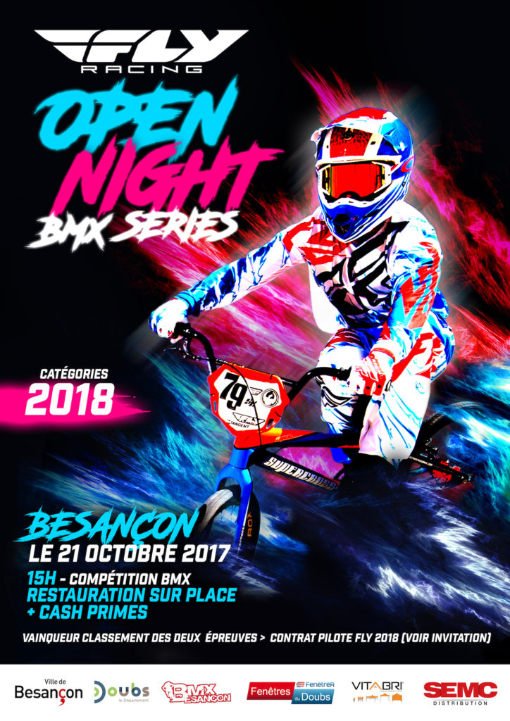 Fly Open Night Series Affiche BESANCON 2017