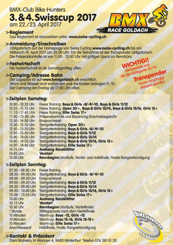 flyer BMX swisscup Goldach